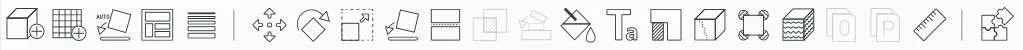 Верхняя панель инструментов Bambu Studio со значками инструментов редактирования модели